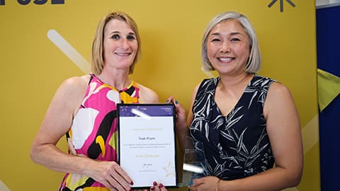 Eriko Cochrane and Jan Godsell